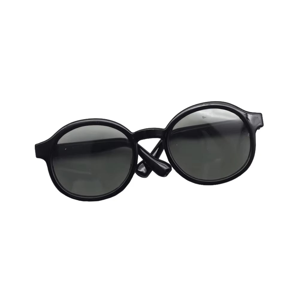 Labubu 6.5Cm Transparent Plastic Glasses for 1/8 1/6 1/3 1/4 BJD for Labubu MSD Plush for EXO Doll Sunglasses