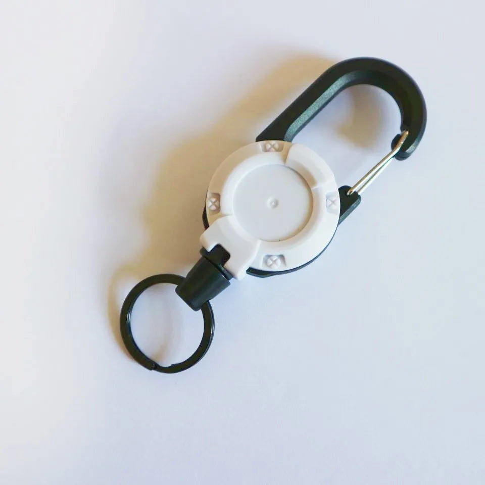 1/3Pcs Retractable Anti-Theft Wire Keychain – Elastic Buckle Rope with Easy-Pull Clip for Keys, ID, Tools & Travel