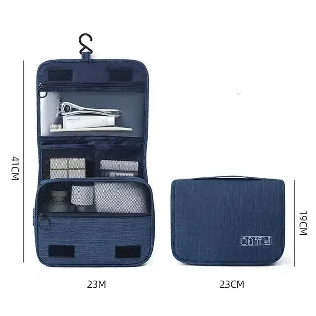 1PC Oxford Fabric Men Business Portable Storage Bag Toiletries Organizer Women Cosmetic Bag Waterproof Hanging Travel Wash Pouch