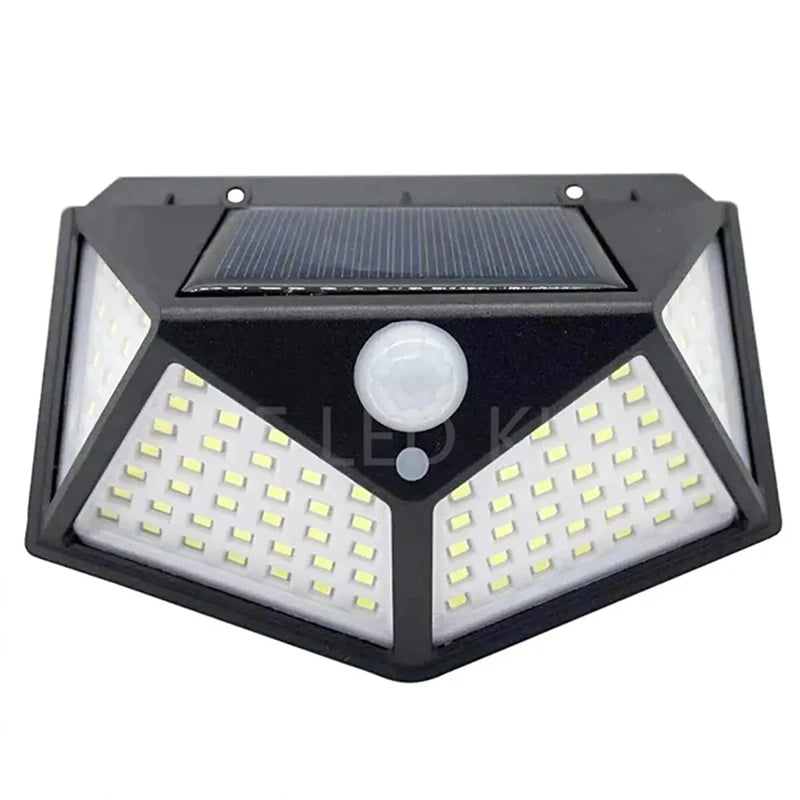 270° Solar Motion Sensor Light | Wide Angle Outdoor Security Lamp
