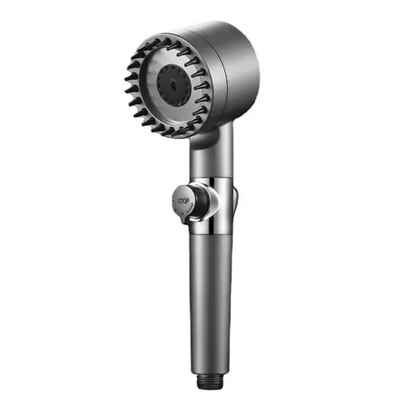 3-in-1 Filtered Shower Head | High Pressure with Massage Brush