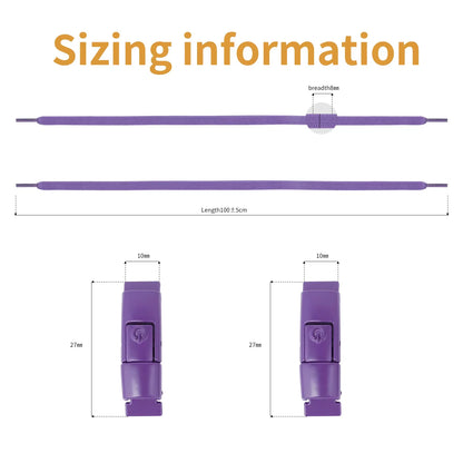 New without Ties Elastic Laces No Tie Shoe Laces Press Lock Shoelaces Sneaker Kids Adult 8MM Widened Flat Shoelace for Shoes