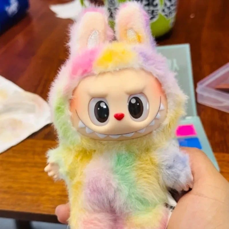 High Quality Labob-V4 Blind Box World Plush Keychain Cute Collectible Figure Mystery Monsters Macaron Surprise Anime Mystery