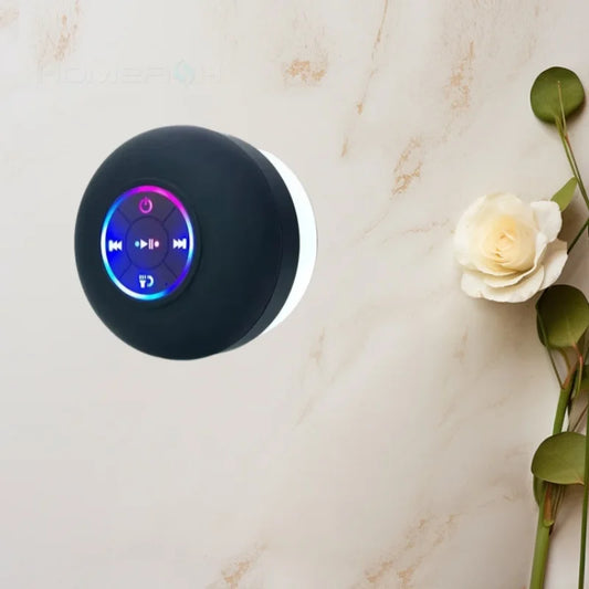 AquaPOP LED Shower Speaker | Waterproof Bluetooth Speaker with Suction Cup