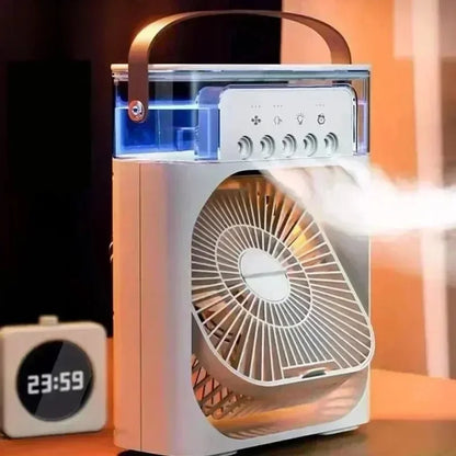 3-in-1 Personal Air Cooler | Portable Fan, Humidifier & LED Night Light