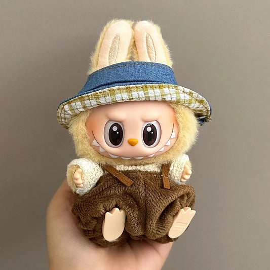 （No Shoes）Clothes for 17Cm Labubu Accessories Designer Suitable for V1 V2 V3 Labubu Pendants Cute Fashion Birthday Gift