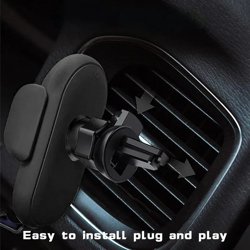 30W Auto-Clamp Infrared Wireless Car Charger | Fast Charging Mount for iPhone & Samsung