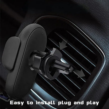 30W Auto-Clamp Infrared Wireless Car Charger | Fast Charging Mount for iPhone & Samsung