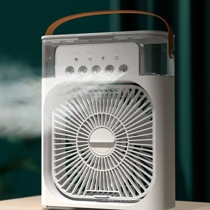 3-in-1 Personal Air Cooler | Portable Fan, Humidifier & LED Night Light