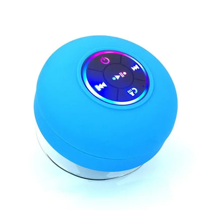 AquaPOP LED Shower Speaker | Waterproof Bluetooth Speaker with Suction Cup