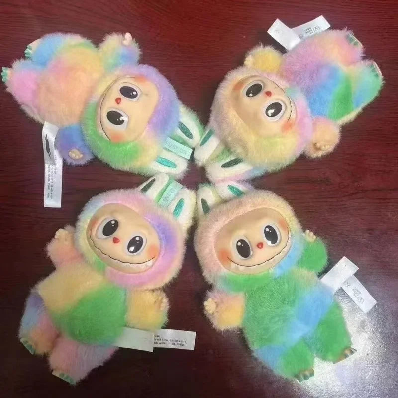 High Quality Labob-V4 Blind Box World Plush Keychain Cute Collectible Figure Mystery Monsters Macaron Surprise Anime Mystery