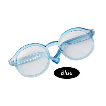 6.5Cm 9Cm Transparent Plastic Glasses for 1/8 1/6 1/3 1/4 BJD for Labubu MSD SD Plush for EXO Doll Sunglasses
