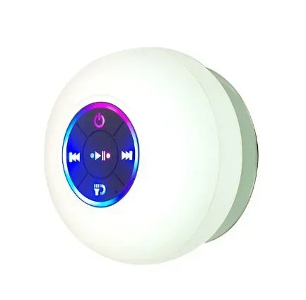 AquaPOP LED Shower Speaker | Waterproof Bluetooth Speaker with Suction Cup