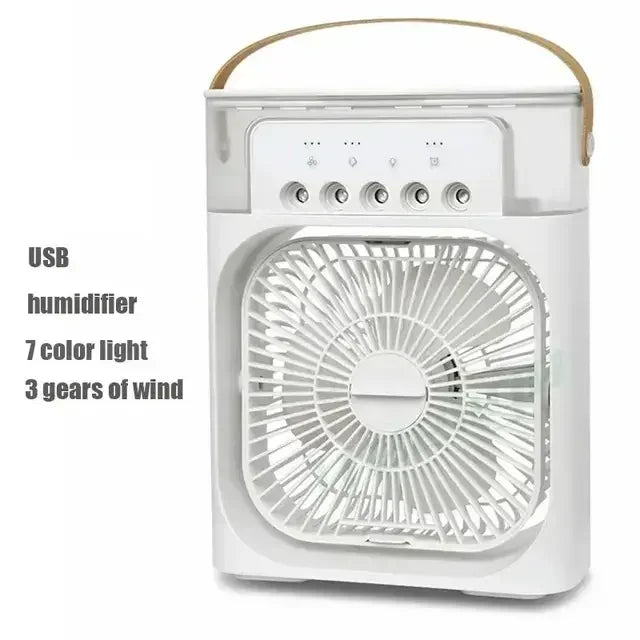 3-in-1 Personal Air Cooler | Portable Fan, Humidifier & LED Night Light