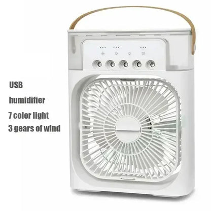 3-in-1 Personal Air Cooler | Portable Fan, Humidifier & LED Night Light
