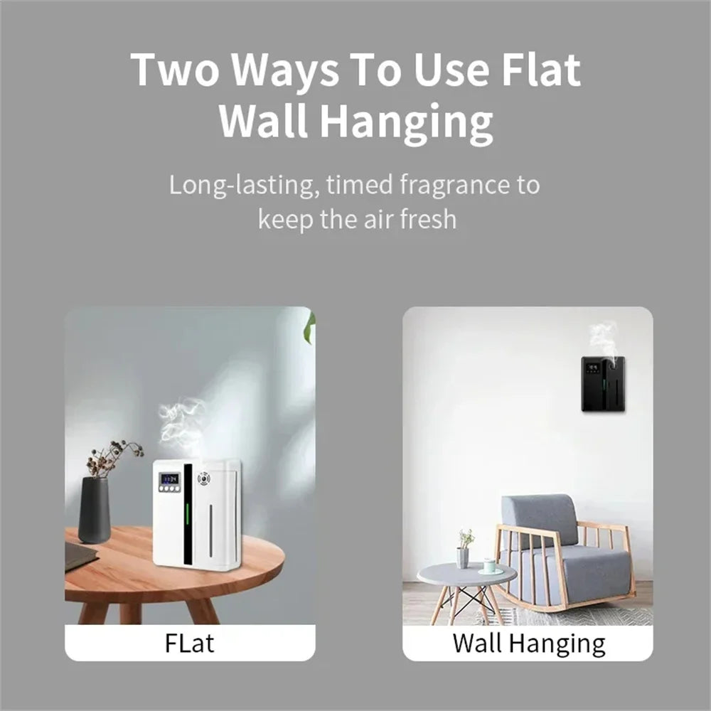 Aroma Diffuser Scent Machine 160ml - Bluetooth Fragrance Diffuser for Large Areas, Ideal for Hotels and Home Use