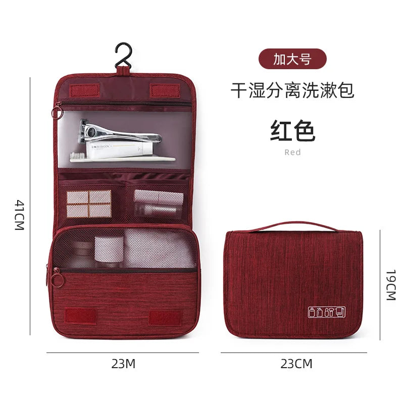 1PC Oxford Fabric Men Business Portable Storage Bag Toiletries Organizer Women Cosmetic Bag Waterproof Hanging Travel Wash Pouch