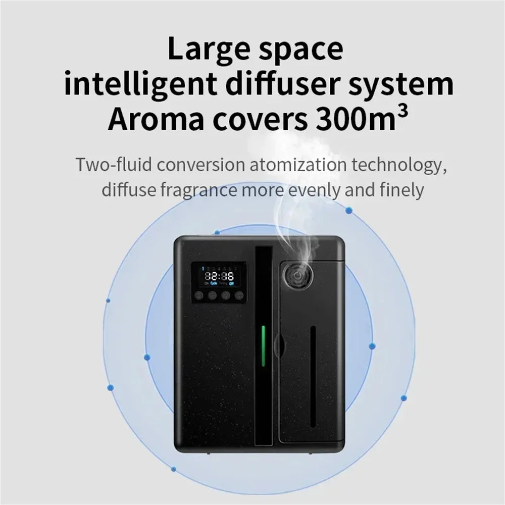 Aroma Diffuser Scent Machine 160ml - Bluetooth Fragrance Diffuser for Large Areas, Ideal for Hotels and Home Use