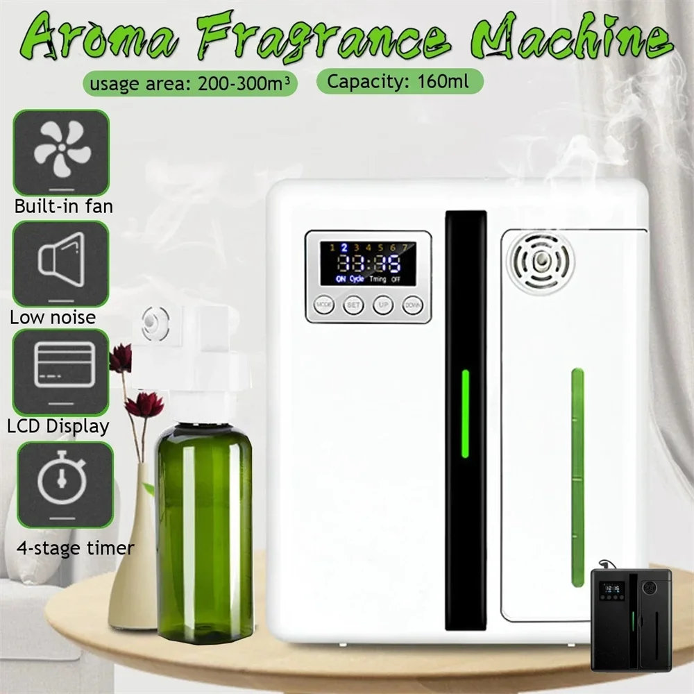 Aroma Diffuser Scent Machine 160ml - Bluetooth Fragrance Diffuser for Large Areas, Ideal for Hotels and Home Use