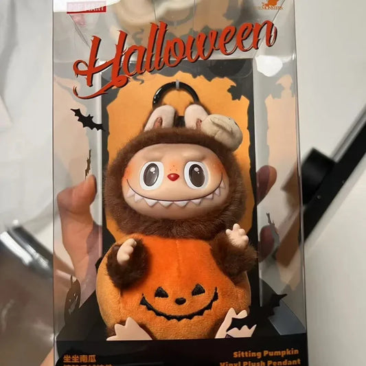 Pumpkin Doll Sitting Party, Halloween Gift Children'S Day Gift Fun to Play with to Send Friends Brothers Decor