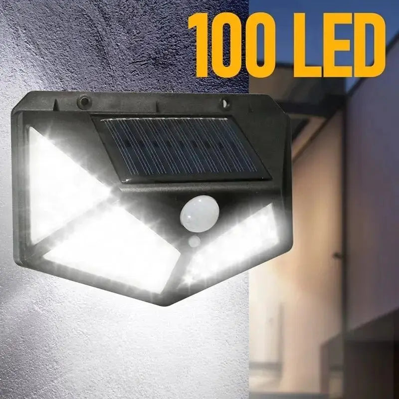 270° Solar Motion Sensor Light | Wide Angle Outdoor Security Lamp