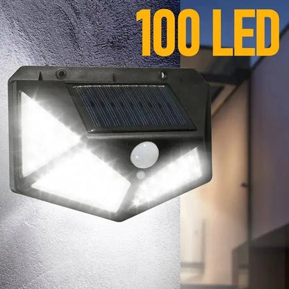 270° Solar Motion Sensor Light | Wide Angle Outdoor Security Lamp