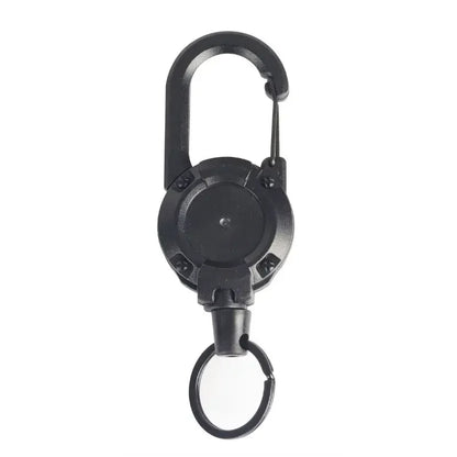 1/3Pcs Retractable Anti-Theft Wire Keychain – Elastic Buckle Rope with Easy-Pull Clip for Keys, ID, Tools & Travel