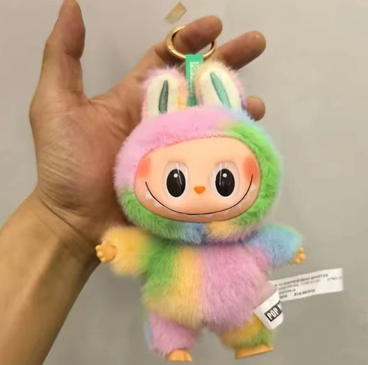 High Quality Labob-V4 Blind Box World Plush Keychain Cute Collectible Figure Mystery Monsters Macaron Surprise Anime Mystery