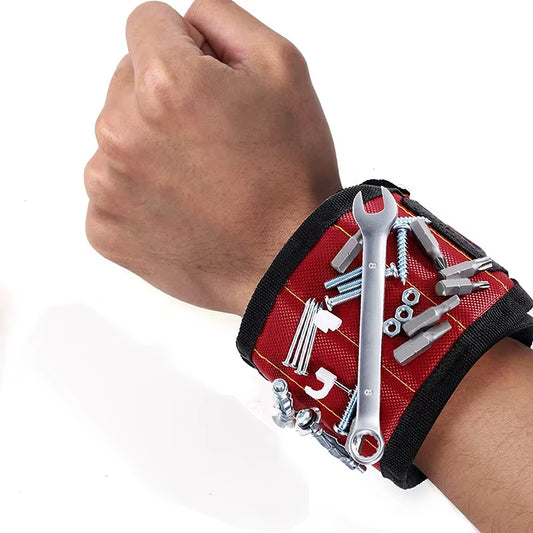 Magnetic Wristband for Holding Screws,Nails，Drilling Bits,Wrist Tool Holder Belts with Strong Magnets,Cool Gadgets for Men, Wome